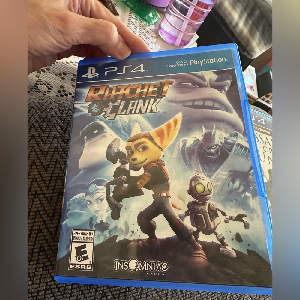 Sony PS4 Ratchet & Clank Game - Blue Case